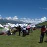 Tents during Lhagang Horse Festival.&nbsp;