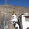 The stupa (<em>mchod rten</em>) at Dromt&ouml; Monastery.