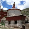 View of the stupa (<em>mchod rten</em>).