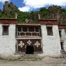 The single building that comprises Chilpu (<em>spyil phu</em>) Monastery.