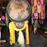 The great drum at Dro Tshang Dorje Chang Monastery