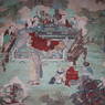 Wall painting of Shakyamuni entering parinirvana