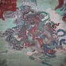 Wall painting of wrathful protector deity