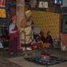 Choje Lama Jamtsho reading the confession text to confess the dharma protector