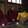 Members and representatives who came for the handing-taking of Lhakhang were having tea inside the Lhakhang