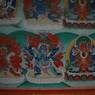 wall painting of Tandin, Phurba Dorji Zhennu and east amitayus