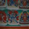 wall painting of Tandin, Phurba Dorji Zhennu and east amitayus