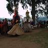 Dance of Gonpo and Gonmo(མགོན་པོ་དང་མགོན་མོ) in full swing