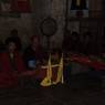 Ritual performers are performing ritual in the Khar lhakhang