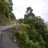 Landslided road on our way back
