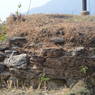 Remaining stone wall of a subba girl's house