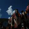 The procession or the Chipdrel in Thimphu Tsechu