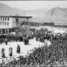 Performance during Sertreng Ceremony in Zhöl village, base of Potala. Copyright Pitt Rivers Museum, University of Oxford 1998.131.600