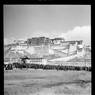 Crowds in front of Potala during Sertreng Ceremony. Copyright Pitt Rivers Museum, University of Oxford 2001.59.35.1