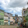 One of the streets of the Pelourinho district.