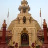 Entrance to the main hall at&nbsp;Sitagu International Buddhist Academy.