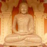 One of the Buddhas adorning the lecture hall of Sitagu Buddhist Academy.
