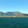 Table Mountain as viewed from the sea.