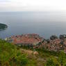 A view of the walled city of Dubrovnik.